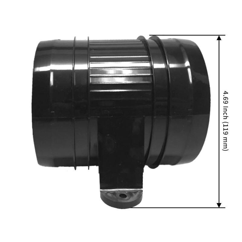 Pactrade Marine Turbo in-Line Blower Fan - 4 Inch Inline