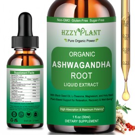 HZZYPLANT Ashwagandha Root Extract Liquid Drops