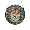 Shiba Inu Stained Glass Effect Suncatcher Gift for Dog Lovers