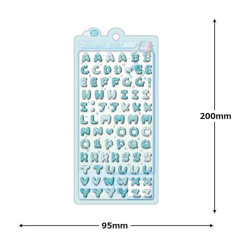 Coolier Seal 91300 Bombon Drop Seal (Letter) Mojimoji Bonbon Alphabet