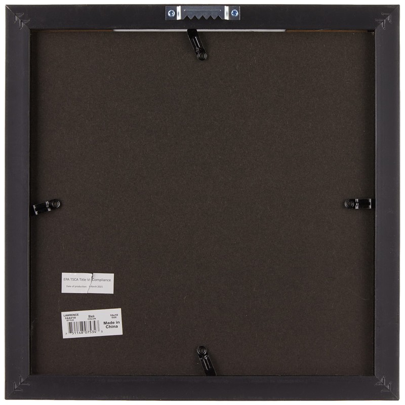 Lawrence Frames Black 10x10 Shadow Box Ticket Holder