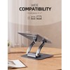 Nulaxy 360° Rotating Laptop Stand for Desk, Ergonomic Notebook Riser