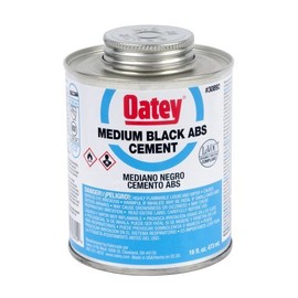 Oatey Black Cement For ABS 16 oz.