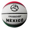 Balón Basquet Piel Sintética Crossover Mexicano Talla 7 Color Tricolor