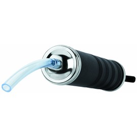 LUMAX LX-1185 Black 18 oz. Suction Gun with 12" Vinyl Flex Hose, Excellent for Draining and Filling Differentials, Transmissions, Clutches, Gear Cases and More