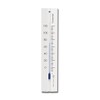 Analog Wall Thermometer Beechwood 7.8 inch Fahrenheit Temperature Scale (White)