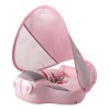 Mambobaby Anillo De Natación Para Bebé No Inflable Con Dosel