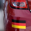 3x5 German Flag Sticker 3-Pack Made with Durable Waterproof Material