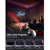 Netzu Projection Clock for Bedroom Ceiling, Alarm Clocks with 180°