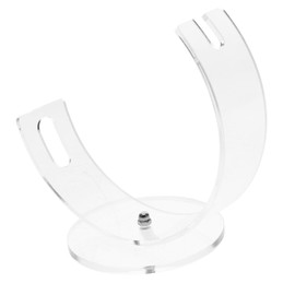 Outanaya Acrylic Hairdressing Scissor Rack Multi Use Scissor Stand Compact Lightweight Desktop Organizer for Barbershops and Salons with Stylish Transparent Design