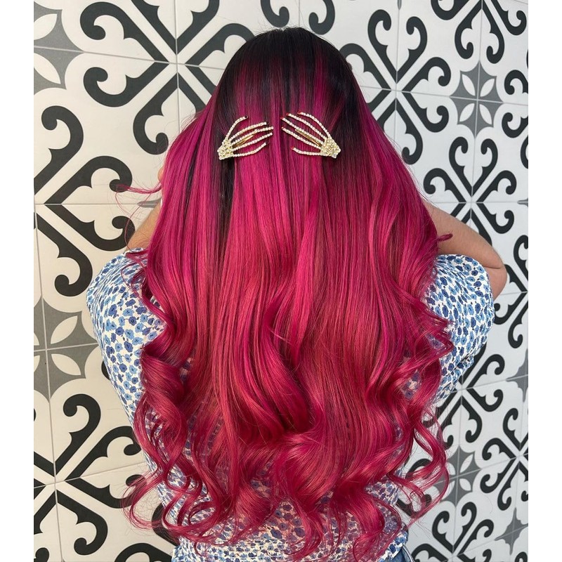 Crazy Color Vibrant Cyclamen Semi-Permanent Duo Hair Dye. Highly Pigmented