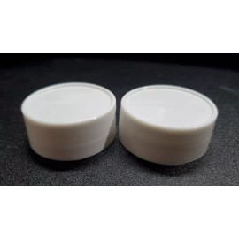 MRP 2 Pc Polypropylene Plastic Lids 43mm (43/485) for Spice Jars Skin Care Lips Eyes