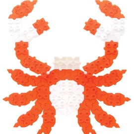 Morphun STEM Toys for Kids Ages 3 Bright | Educational Building Blocks Set | 102-Piece BPA-Free Plastic | Enhances Creativity & Fine Motor Skills | Includes Instruction Booklet - Orange