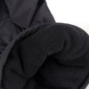 Island Green Mens Fleece Lined Durable Golf Mitts Gloves, Black,