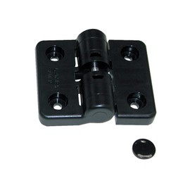 Sugatsune LAMP HG-YJ50BL Detent Hinge,1-31/32 In H,2-23/64 In W 4WDW3