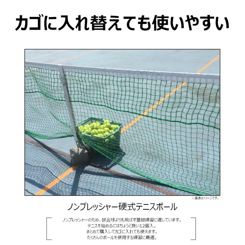 Tennis Practice Supplies Hard Tennis Ball Practice Ball 12P