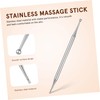 Mikinona Stainless Steel Acupressure Massage Stick Compact Metal Massage Tool