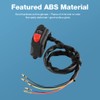 Keenso Motorcycle Handlebar Switch, Motorcycle 22 mm Waterproof Handlebar Mount