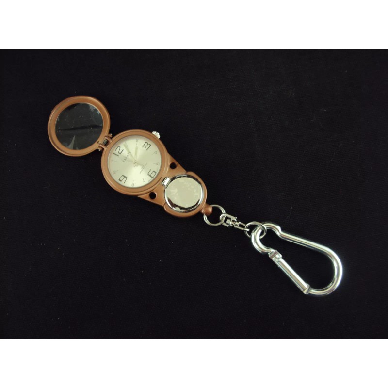Dakota Watch ~ Magnifier Flip Clip, 7983-6 (Brown), Water Resistant