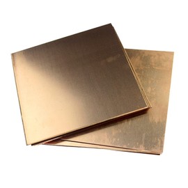 Copper Plate Sheet T 3mm x W 100mm x L 100mm, 1Pcs C110 99.9% T2 Pure Metal Copper Sheets Plates for Jewelry Crafts Repairs Electrical DIY