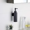 BGL Soap Dispenser Stainless Stee Black Round 304 Wall Mount