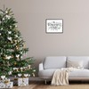 Stupell Industries Most Wonderful Time Christmas Holiday Word Design Framed,