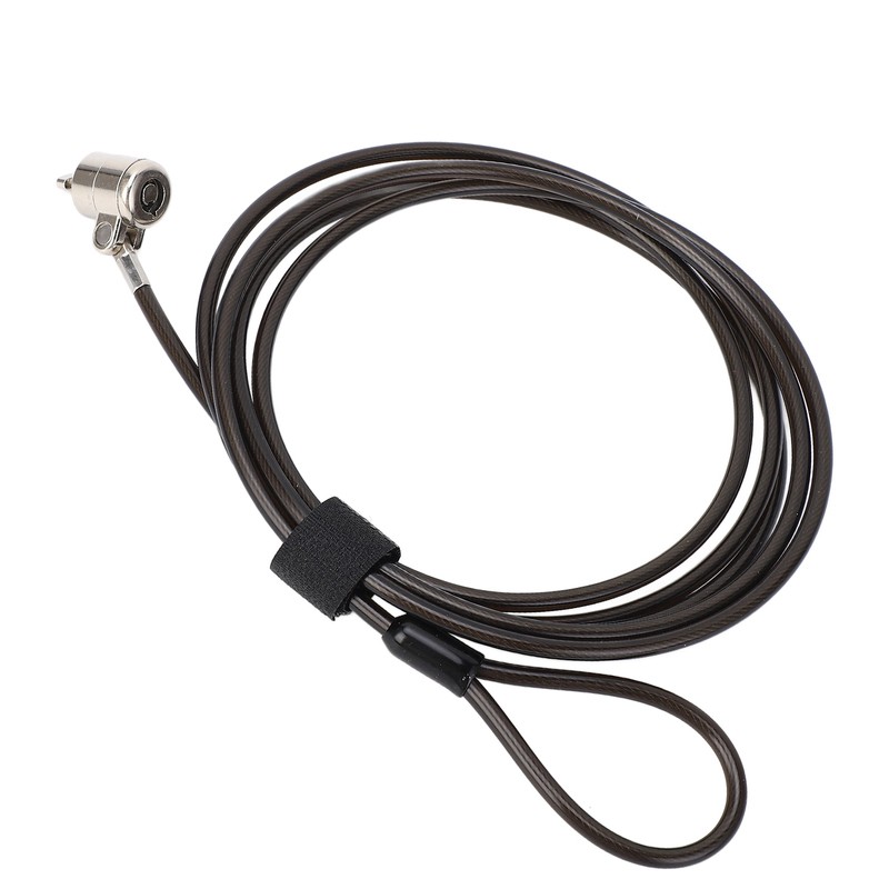 Laptop Cable Lock with 2 Keys Adjustable Length Flexibility Theft