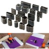Hollow Punch Set, 39 Pieces Leather Tool Various Shapes Punching