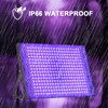 UV Black Light Spotlight 300 W, LED Black Light Lamp