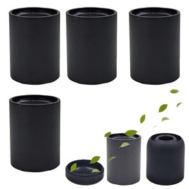 xcivi 4-Pack Replaceable Cartridge Compatible with Sploofy Personal Smoke Air Filter, to Trap Odor, HEPA & Carbon Filtration, Long Lasting Air Filter Cartridge Replacement Filter