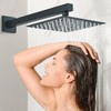 Ackwave Shower Faucet Matte Black Shower System with 8 Inches