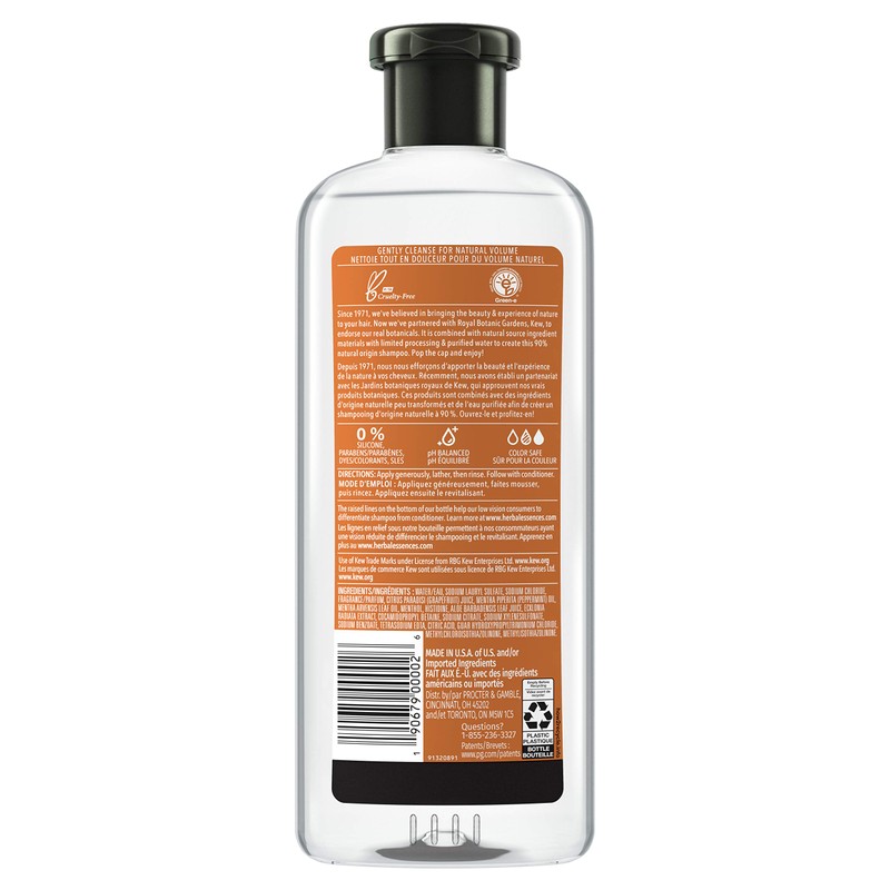 Herbal Essences bio:renew White Grapefruit & Mosa Mint Naked Volume