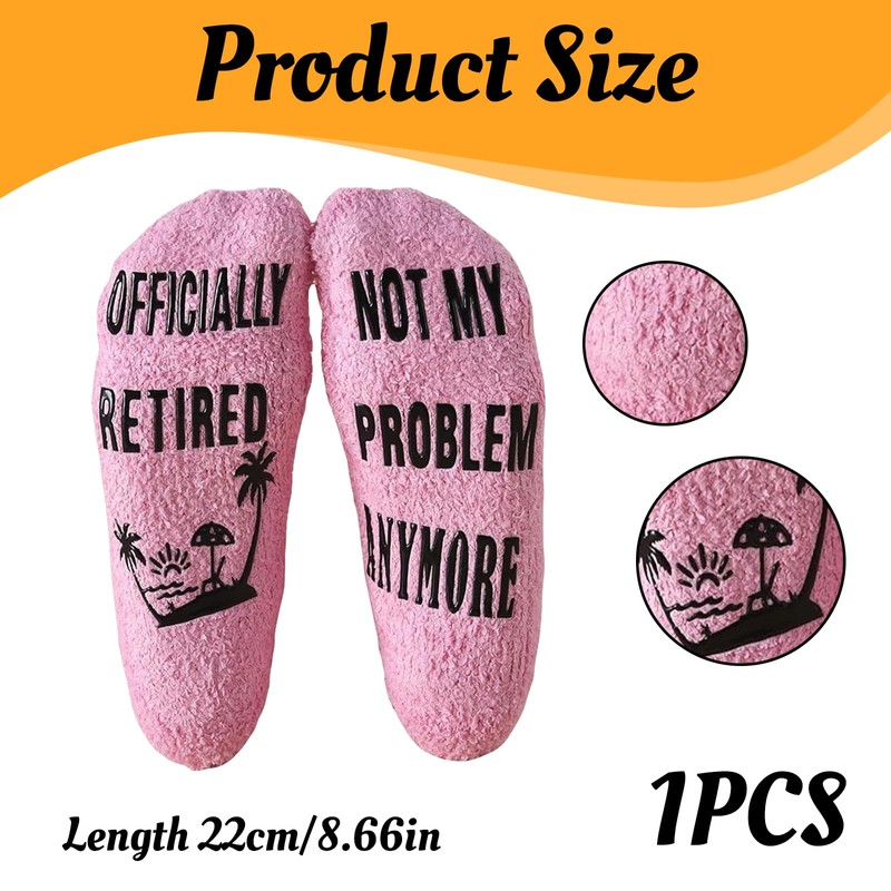 Retirement Gifts for Women Novelty Socks Funny Retirement Socks Happy