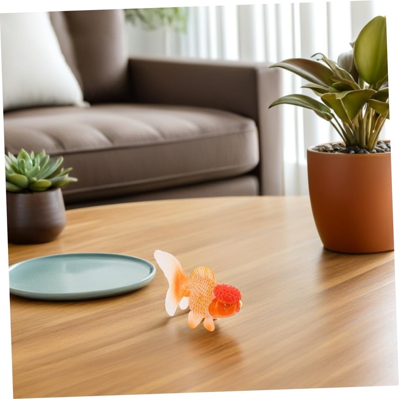 SUPVOX Realistic Artificial Goldfish Maintenance Aquarium Ornament for Lifelike Plastic