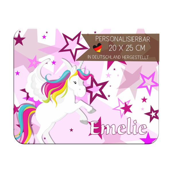 CreaDesign, Children's Breakfast Board Personalised with Name, Chopping Board Plastic