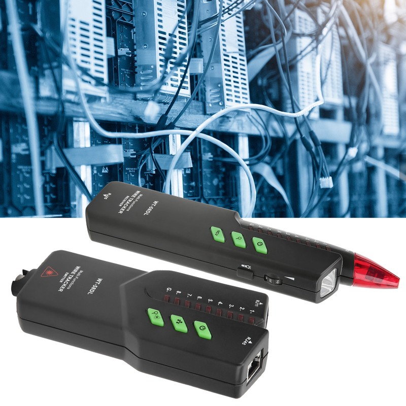 WT58DL 0300m Network Cable Tester AntiInterference Noiseless POE Multifunctional Wire