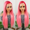 Missyvan 13x6 Synthetic Lace Front Wigs Glueless Long Straight Berry