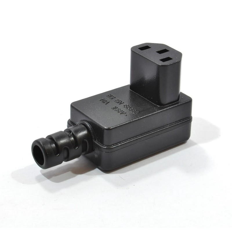 kenable Heavy Duty Rewireable Right Angle IEC C13 Female Socket