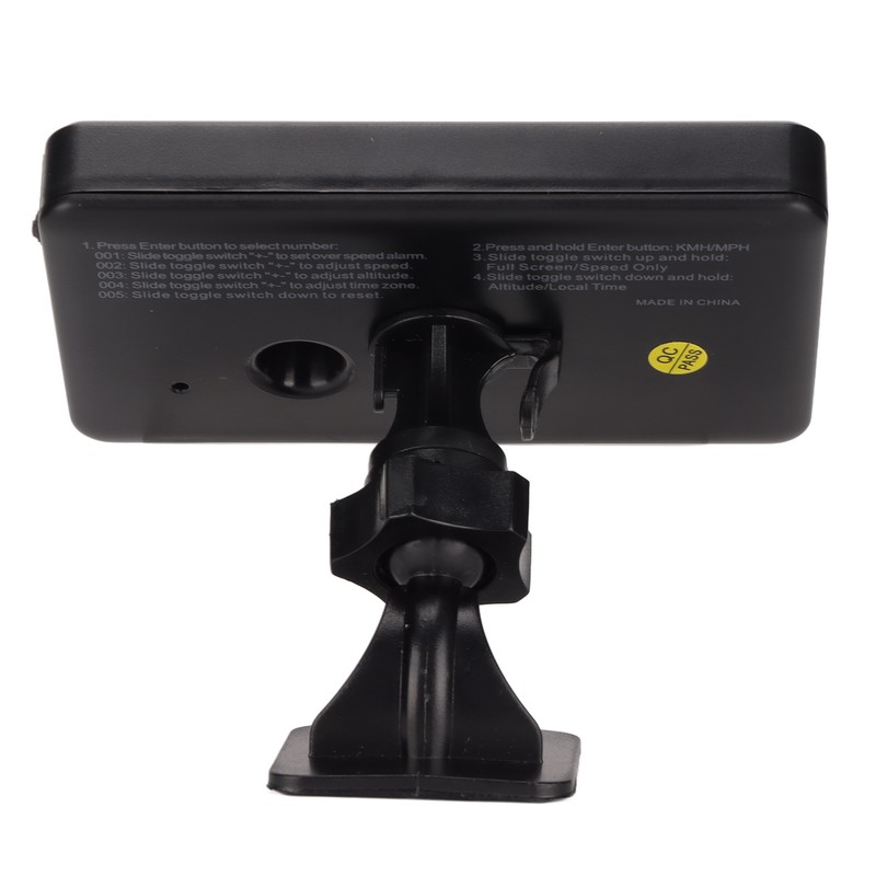 Universal Black 4.5in Car HUD Display 2 Alarm USB Power