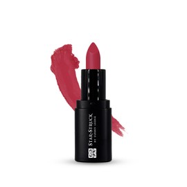 STARSTRUCK BY SUNNY LEONE Mini Lipstick, Lip Makeup, Richly Pigmented Matte Finish Lip Colour | Creamy Nourishing Formula For Soft, Fuller-Looking Lips | Waterproof, Smudge-proof, Vegan Matte Color, Travel Size - Glam, 0.05 Oz