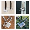 U Shaped Padlock 4 Digit Combination Lock with Adjustable Long