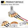 sourcing map 5 Pack WH148 Potentiometer B1K Ohm Single-Joint Variable
