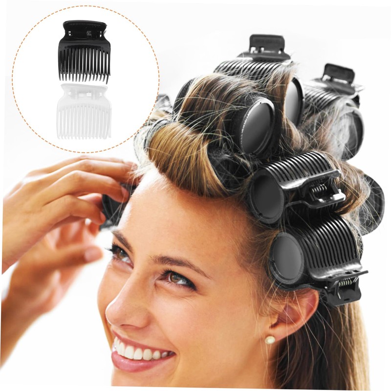 TOVINANNA 12pcs Heat-resistant Hot Roller Clips for Effortless Curls Clips
