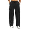 Auxo Mens Sweatpants Open Bottom Baggy Sweatpants Men Fleece Loose