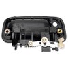 TRQ Metal Reinforced Front Left Exterior Door Handle Black Black,