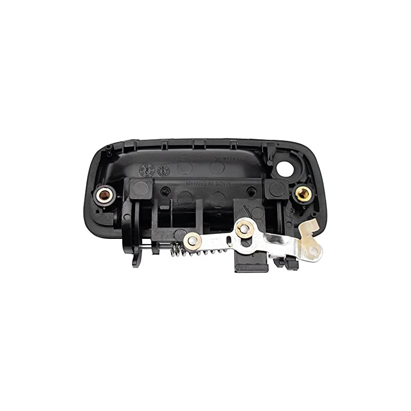 TRQ Metal Reinforced Front Left Exterior Door Handle Black Black,