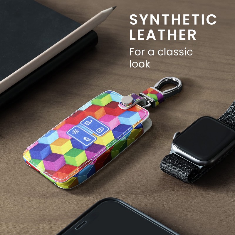 kwmobile Car Key Case Compatible with Renault 4-Button Smartkey Car
