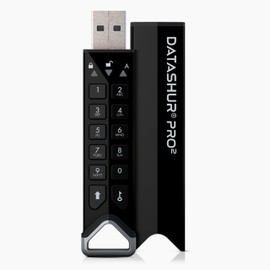 iStorage datAshur PRO2 4 GB | Safe Flash Drive | Certified according to FIPS 140-2 Level 3 | Password Protected | Dust/Waterproof