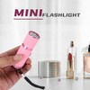 Koeydxst Outdoor Mini Pink Rubber Coated 9-LED Flashlight Torch