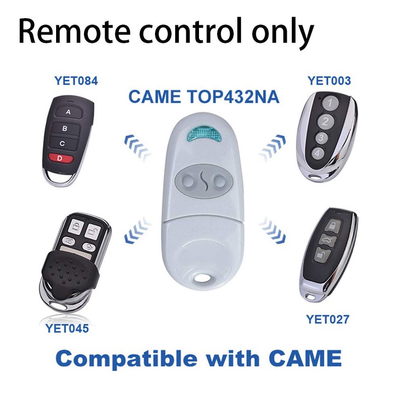 Garage Door Remote Control Fit For TOP 432NA/432 SA/432 M